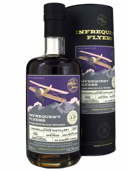 Craigellachie 2007 13 Year Old Infrequent Flyers PX Finish 58.3% 70cl