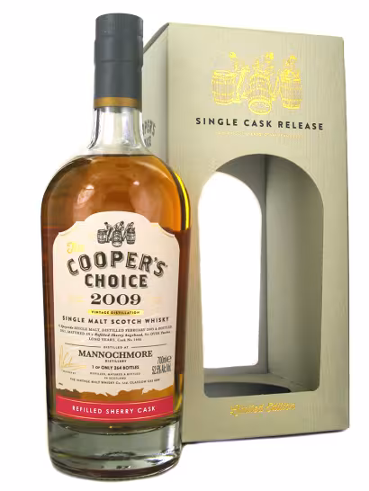 Mannochmore 2009 12 Year Old Coopers Choice 52.5% 70cl