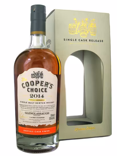 Glenglassaugh 2014 7 Year Old Coopers Choice Banyuls 53% 70cl