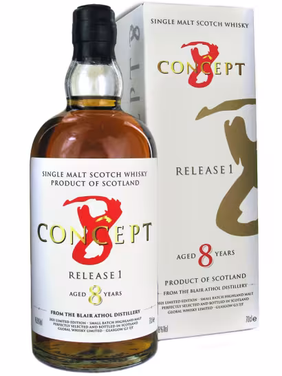 Blair Athol 8 Year Old Concept 8 40.8% 70cl