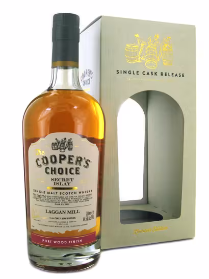 Laggan Mill Secret Islay Coopers Choice Port Finish 44.5% 70cl