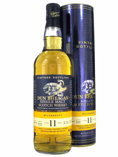 Miltonduff 2008 11 Year Old Dun Bheagan Bourbon Finish 46% 70cl