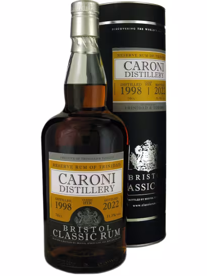 Caroni 1998 24 Year Old Trinidad Bristol Classic 51.3% 70cl