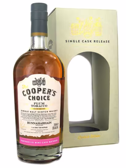 Bunnahabhain Plum Tobacco Coopers Choice Tempranillo Wine Cask #4451 50% 70cl