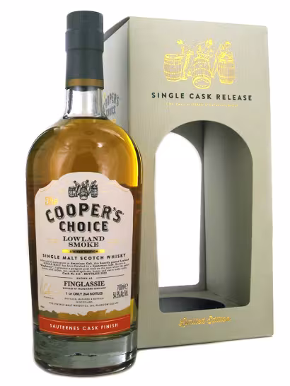 Finglassie Lowland Smoke Coopers Choice Sauternes Finish #411 54.5% 70cl