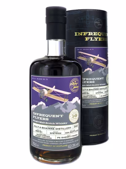 Allt A Bhainne 2005 16 Year Old Infrequent Flyers PX Sherry Finish 62.3% 70cl