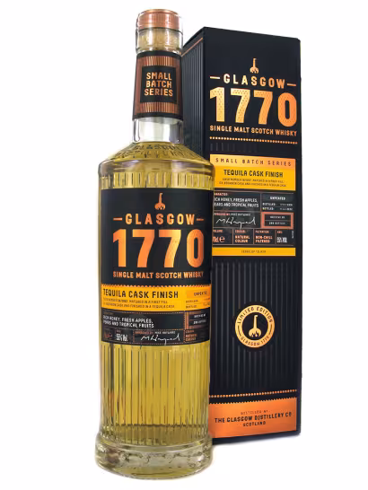 Glasgow 1770 Tequila Finish Unpeated 55% 70cl