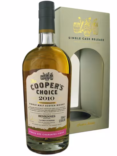 Benrinnes 2010 11 Year Old Coopers Choice Pineau Finish 53.5% 70cl
