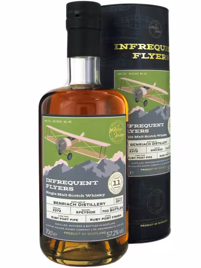 Benriach 2011 11 Year Old Infrequent Flyers Ruby Port Finish 57.2% 70cl