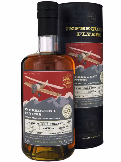 Glenrothes 2012 10 Year Old Infrequent Flyers Refill Butt 62.8% 70cl