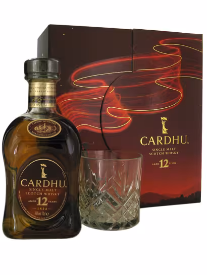 Cardhu 12 Year Old 2 Glass Giftpack 70cl