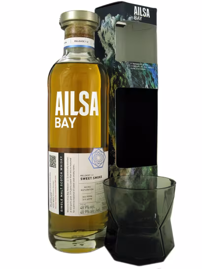 Ailsa Bay 1.2 Glass Pack 48.9% 70cl