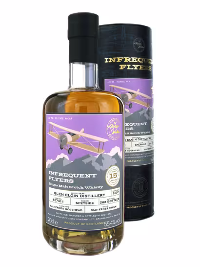 Glen Elgin 2007 15 Year Old Infrequent Flyers Sauternes Finish 55.4% 70cl