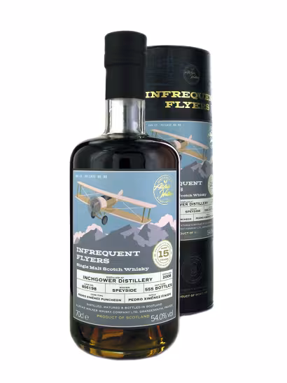 Inchgower 2008 15 Year Old Infrequent Flyers PX Finish 54% 70cl