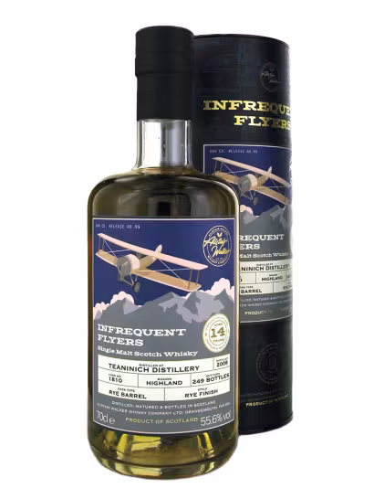Teaninich 2008 14 Year Old Infrequent Flyers Rye Finish 55.6% 70cl