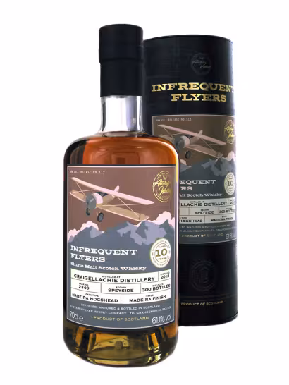Craigellachie 2012 10 Year Old Infrequent Flyers Madeira Finish 61.1% 70cl