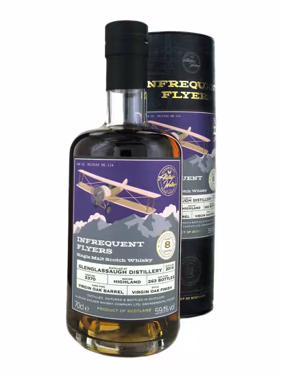 Glenglassaugh 2014 8 Year Old Infrequent Flyers Virgin Oak Finish 59.1% 70cl