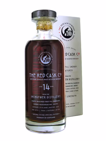 Inchgower 2008 14 Year Old Red Cask Oloroso Finish 57.1% 70cl