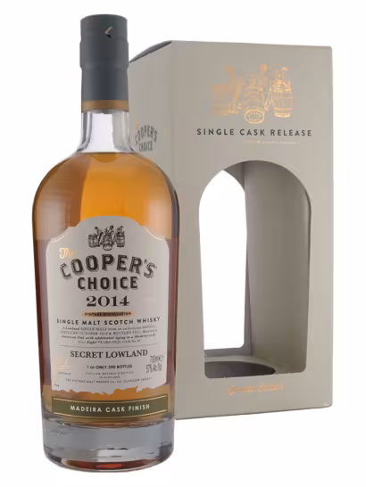 Secret Lowland 2014 8 Year Old Coopers Choice Madeira Finish 57% 70cl