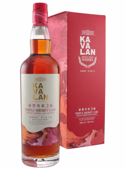 Kavalan Triple Sherry Cask 40% 70cl