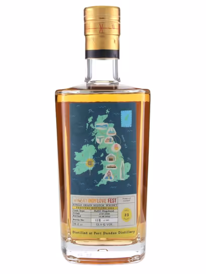 Port Dundas 23 Year Old Fib Whisky Indy Love Fest 53.9% 70cl