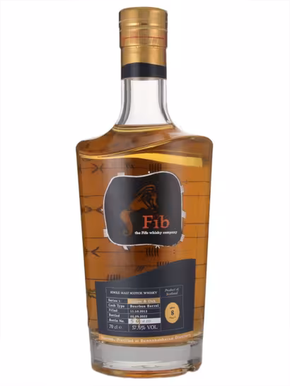 Bunnahabhain (Staoisha) 8 Year Old Fib Whisky FF Bourbon 57.6% 70cl