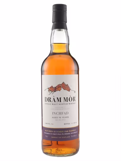 Inchfad 2007 16 Year Old Dram Mor FF PX HH 53.2% 70cl