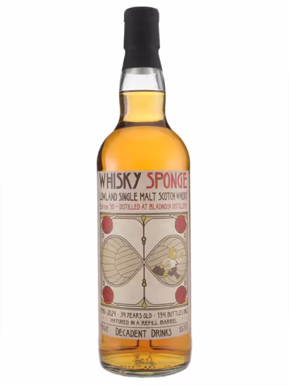 Bladnoch 1990 34 Year Old Whisky Sponge 90 55.1% 70cl