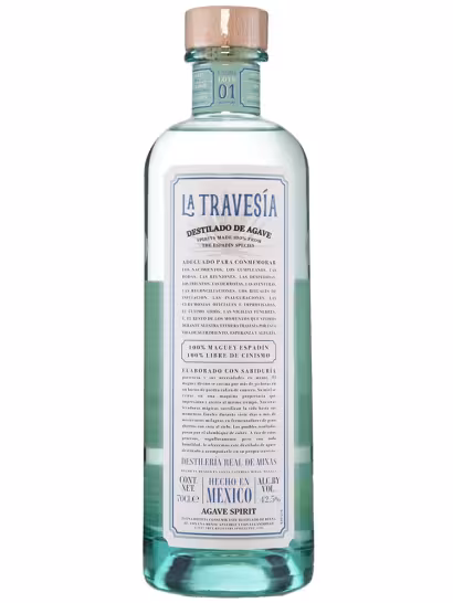 La Travesia Destilado de Agave 42.5% 70cl