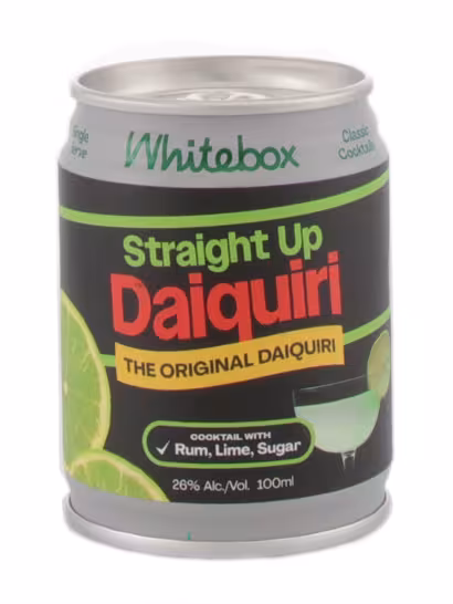 Straight Up Daiquiri Whitebox Drinks RTD Can 26% 10cl