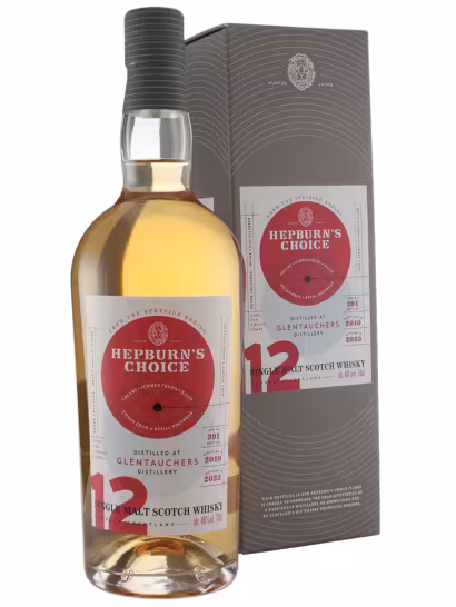 Glentauchers 2010 12 Year Old Hepburns Choice 46% 70cl