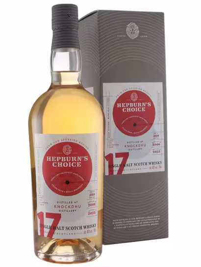 Knockdhu 2006 17 Year Old Hepburns Choice 46% 70cl