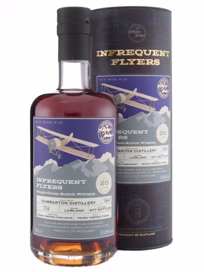 Dumbarton 1997 26 Year Old Infrequent Flyers PX Finish 53.8% 70cl