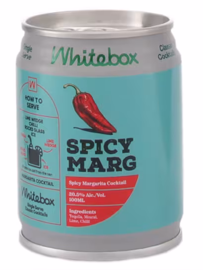 Spicy Margarita Whitebox Drinks 20.5% RTD Can 10cl