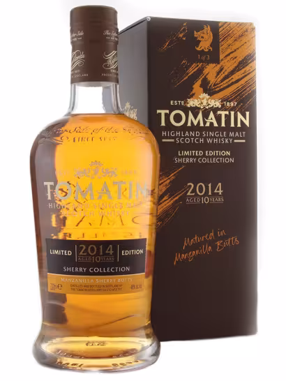 Tomatin 2014 10 Year Old Manzanilla Cask Sherry Collection 46% 70cl