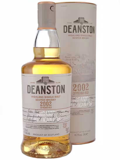 Deanston 2002 20 Year Old Organic American Oak 49.7% 70cl