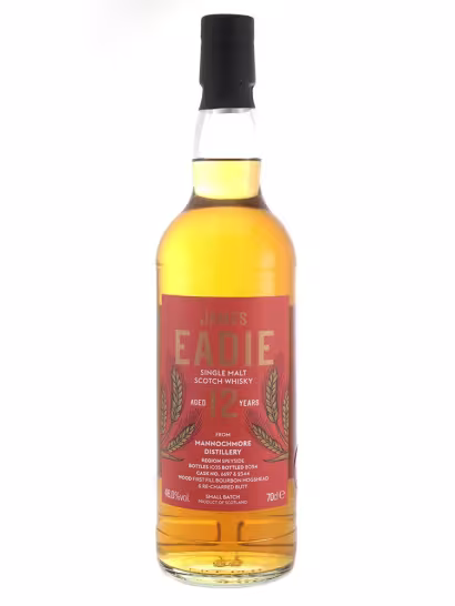 Mannochmore 12 Year Old FF Bourbon Hogshead & Re-Charred Butt James Eadie 46% 70cl