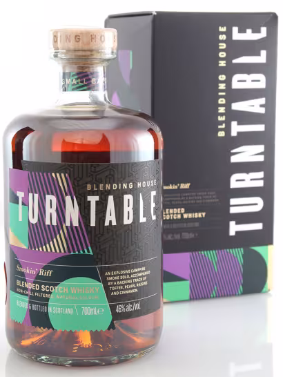 Smoking Riff Blended Whisky Turntable Spirits 46% 70cl