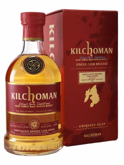 Kilchoman 2016 8 Year Old Portuguese Brandy Finish Shake The Farm 2024 #932 56.6% 70cl