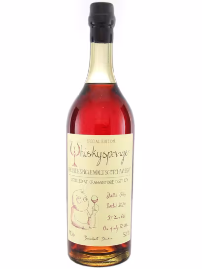 Cragganmore 1986 37 Year Old Whisky Sponge Special Ed 52.9% 70cl
