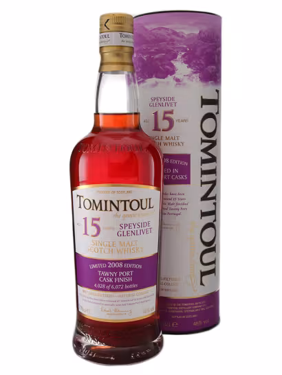 Tomintoul 2008 15 Year Old Tawny Port Finish 46% 70cl
