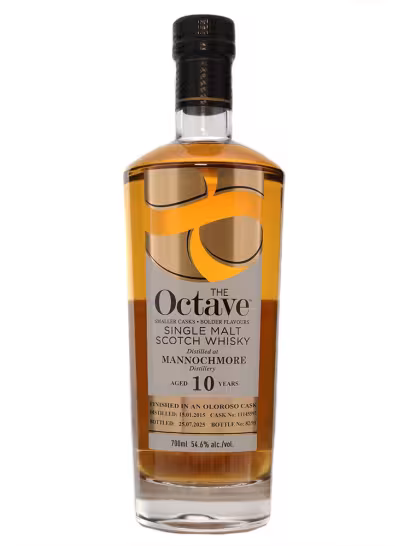 Mannochmore 2015 10 Year Old Duncan Taylor Octave Oloroso Finish 54.6% 70cl