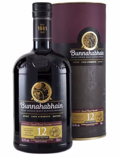 Bunnahabhain 12 Year Old Cask Strength 2025 56.2% 70cl