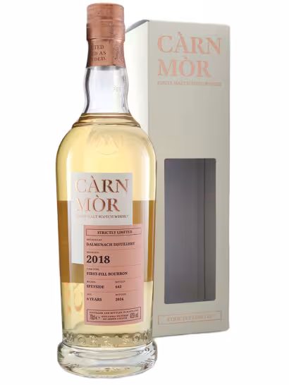 Dalmunach 2018 6 Year Old Carn Mor FF Bourbon 47.5% 70cl
