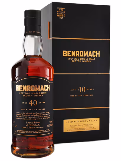Benromach 40 Year Old 2022 Release 56.5% 70cl