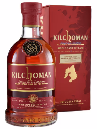 Kilchoman 2019 Port Quarter Cask Kilchoman Day 2025 57% 70cl