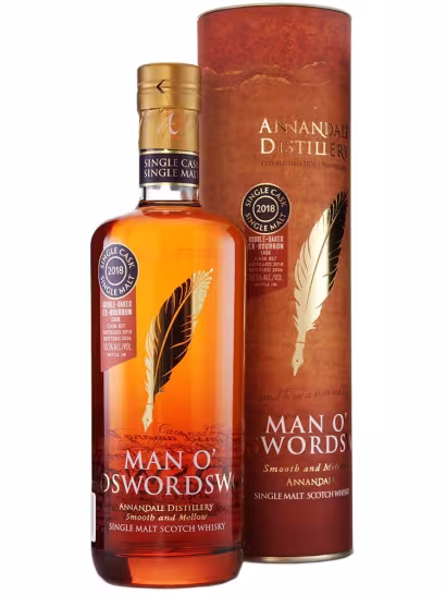 Annandale 2018 Man O'Words Double Oak Bourbon Cask 857 - 58.5% 70cl