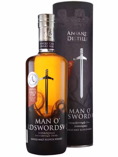 Annandale 2017 Man O'Sword Double Oak Bourbon Cask 1437 - 61.1% 70cl