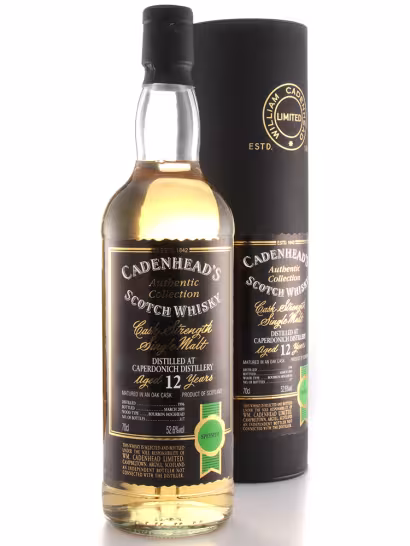 Caperdonich 1996 Cadenheads 12 Year Old 52.6%  70cl