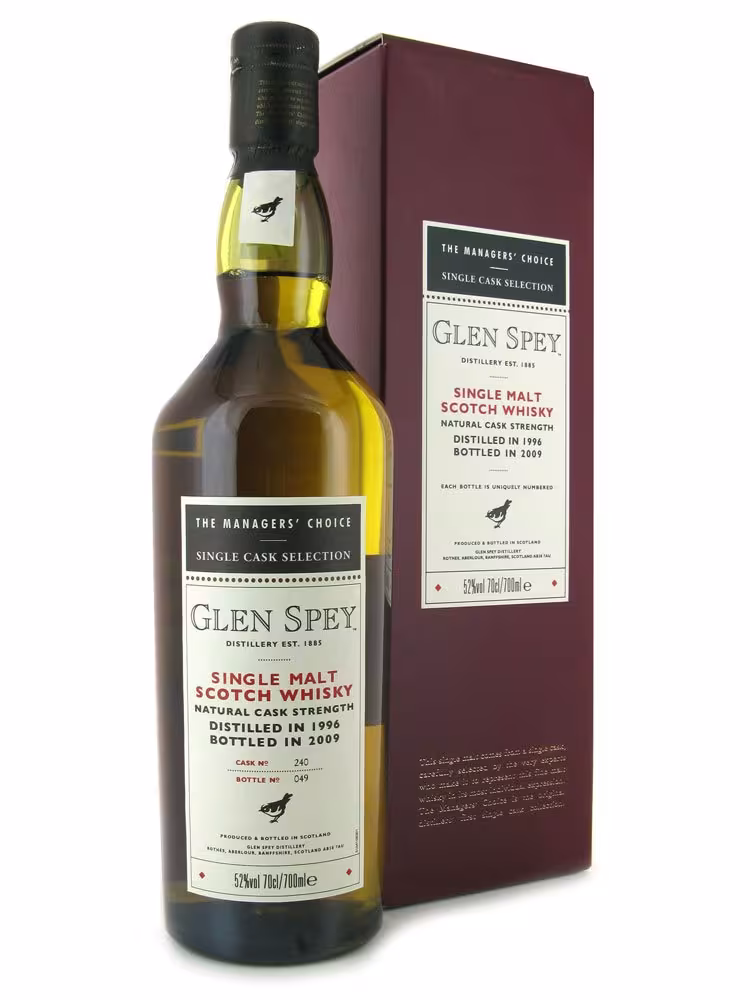Glen Spey 1996 Managers Choice 52% 70cl